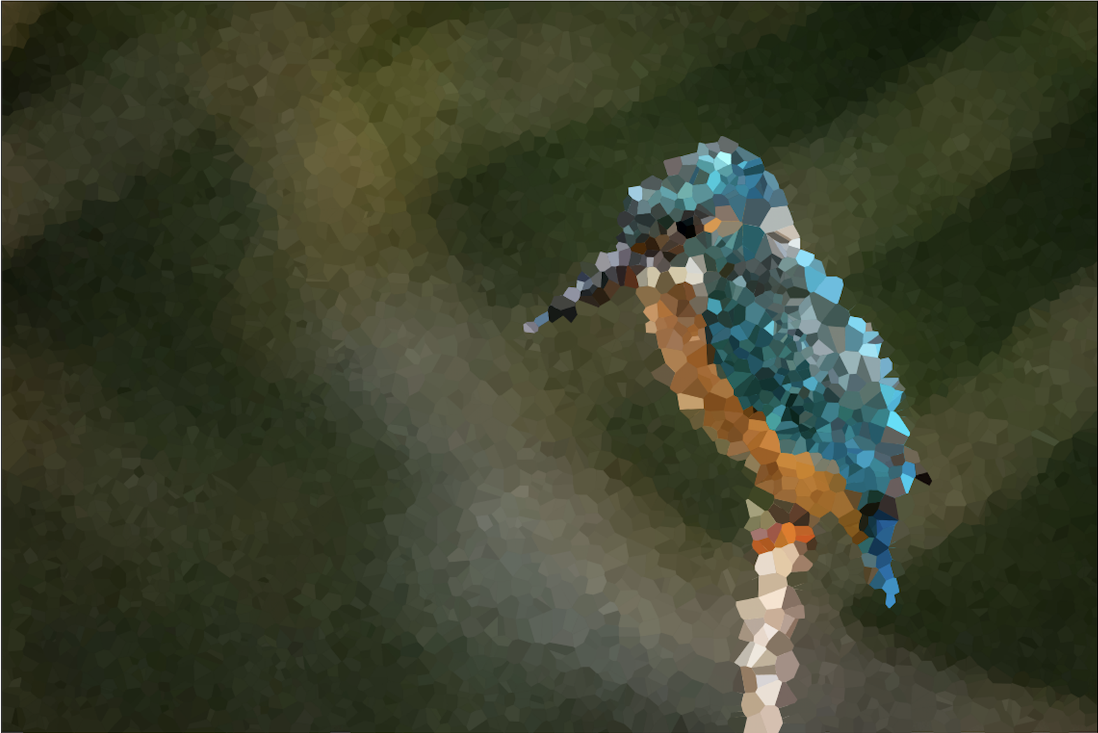 Voronoi Photo Mosaic